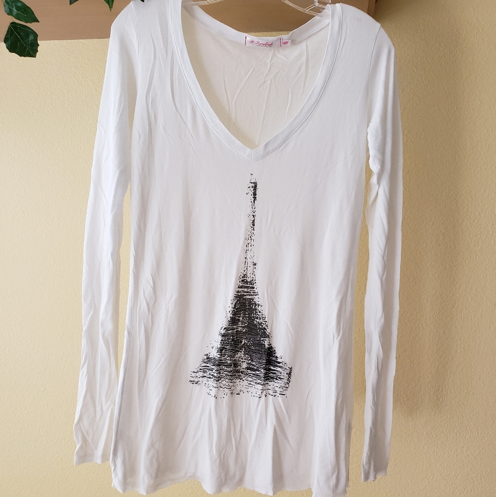 eiffel tower graphic top